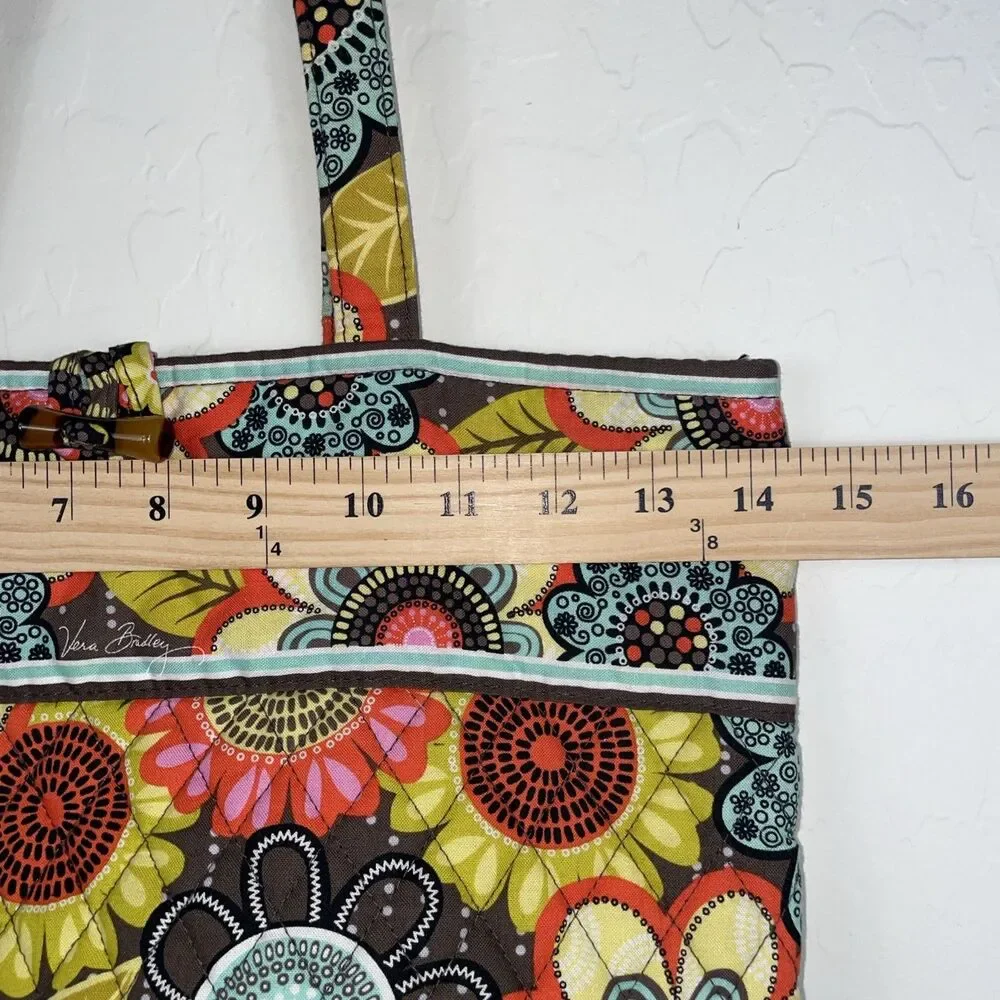 Vera Bradley Flower Shower Summer 2014 Retired Pattern Shoulder Strap Purse